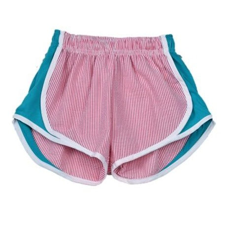 Funtasia Too Athletic Wear Seersucker Track Shorts