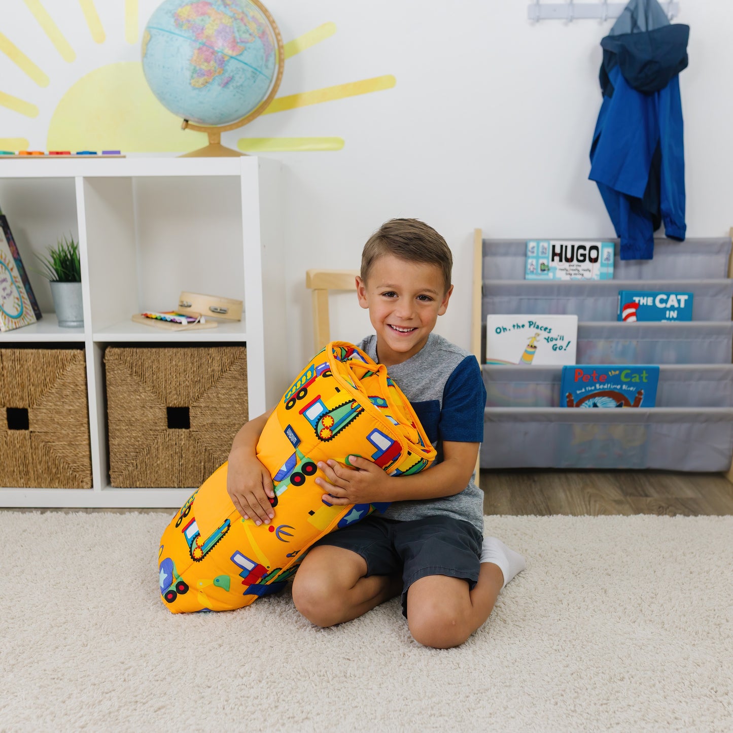 Wildkin Under Construction Microfiber Kids Nap Mat