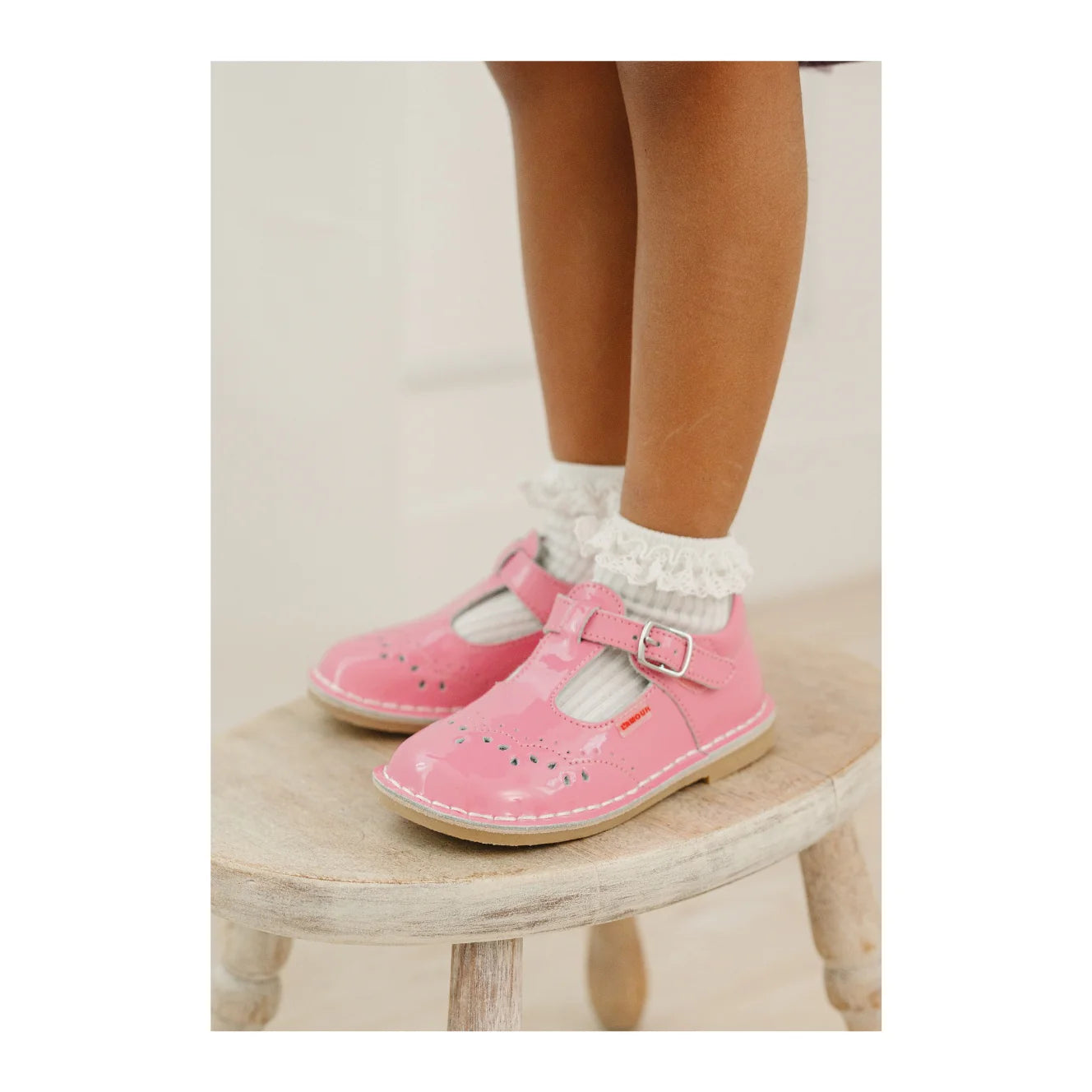 L'Amour Ruthie T-Strap Patent Mary Jane