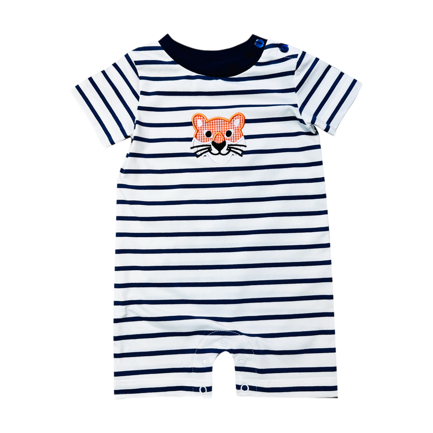 Ishtex Tiger Applique Boy's Romper