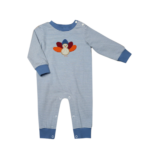 Ishtex Turkey Applique Boy's Romper