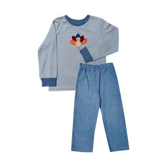 Ishtex Turkey Applique Boy's Pant Set