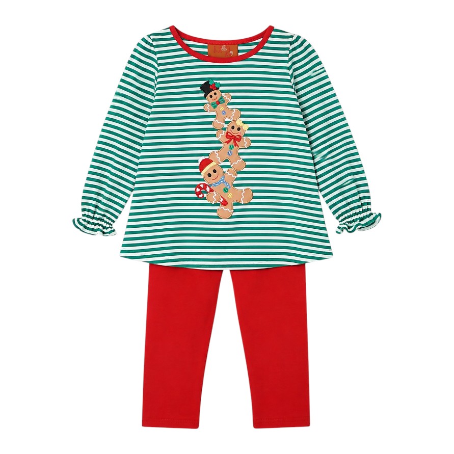 Millie Jay Gingerbread Man Legging Set