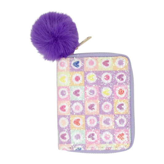 Tiny Treats Glitter Hearts Wallet