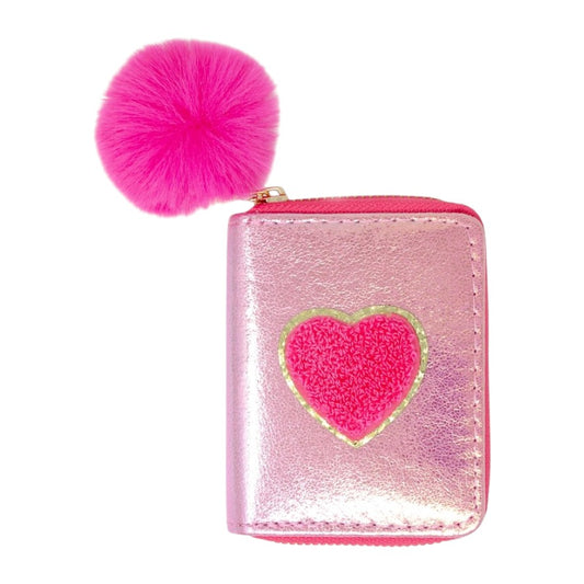 Tiny Treats Shiny Heart Patch Wallet