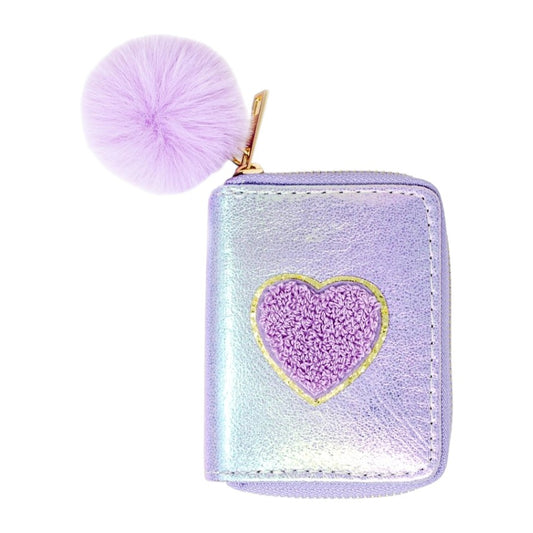 Tiny Treats Shiny Heart Patch Wallet
