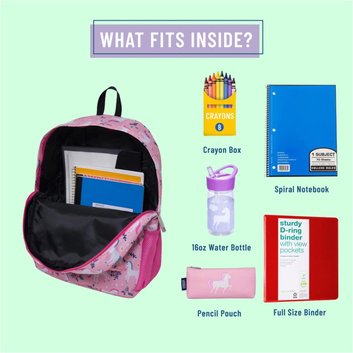 Wildkin Magical Unicorns 16 inches Backpack