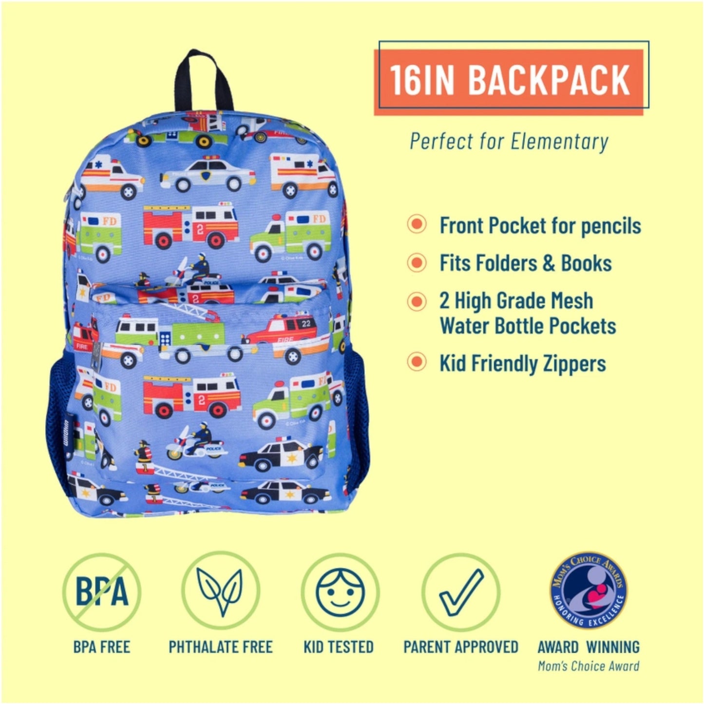 Wildkin Heroes 16 inch Backpack