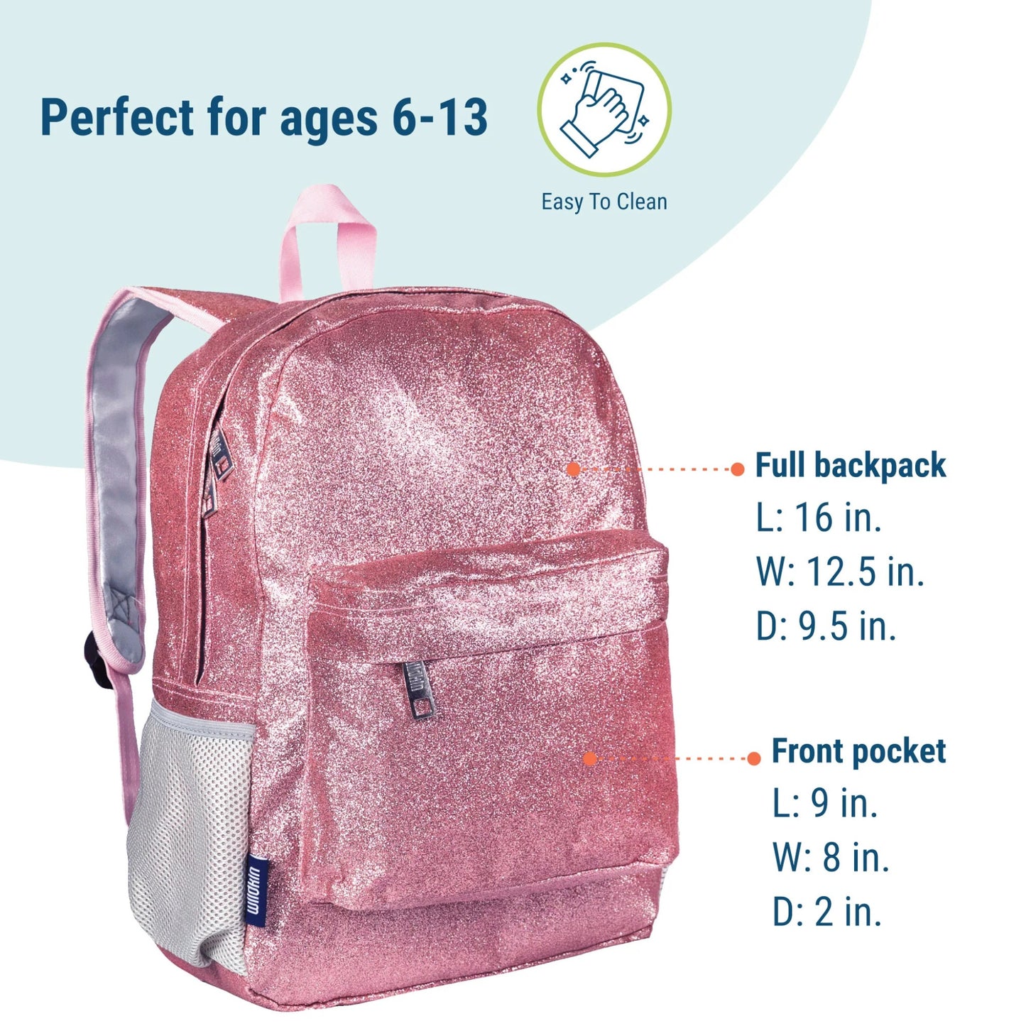 Wildkin Glitter 16 Inch Backpack