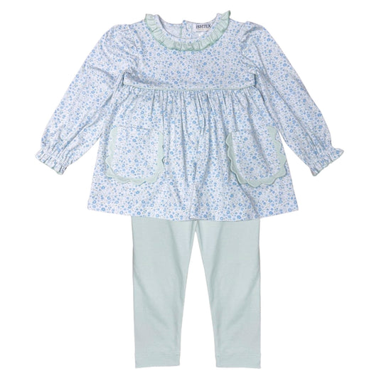 Ishtex Ditsy Flower Legging Set