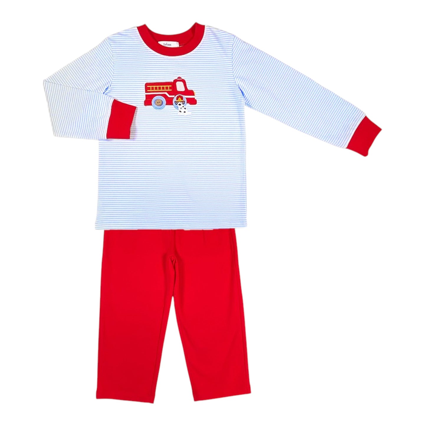 Ishtex Stripe Fire Engine Pant Set