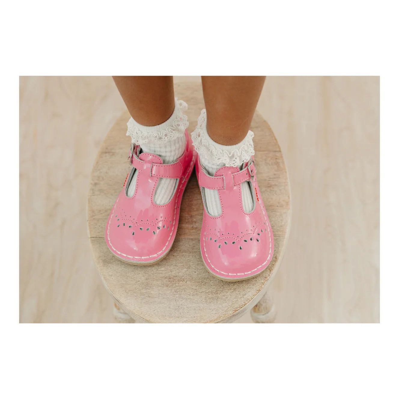 L'Amour Ruthie T-Strap Patent Mary Jane