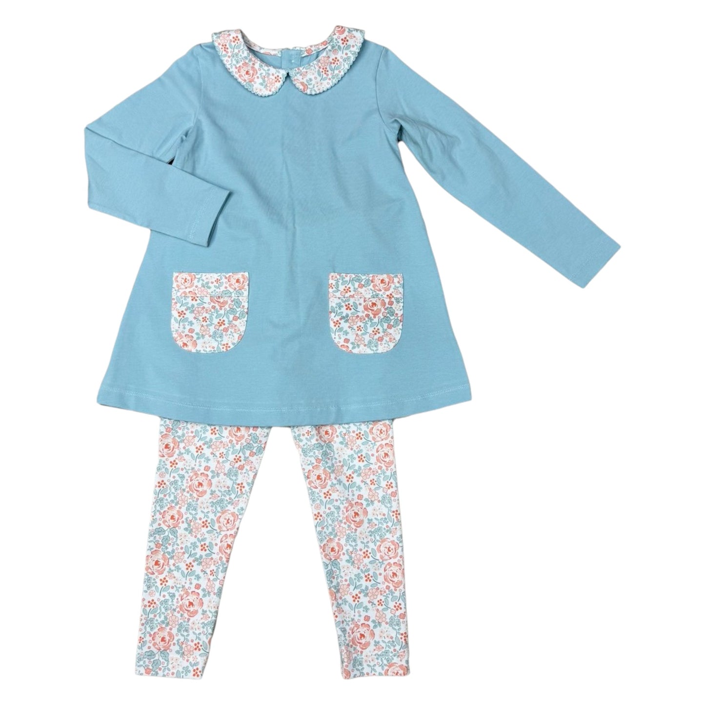 Ishtex Shallot Rose Tunic Set