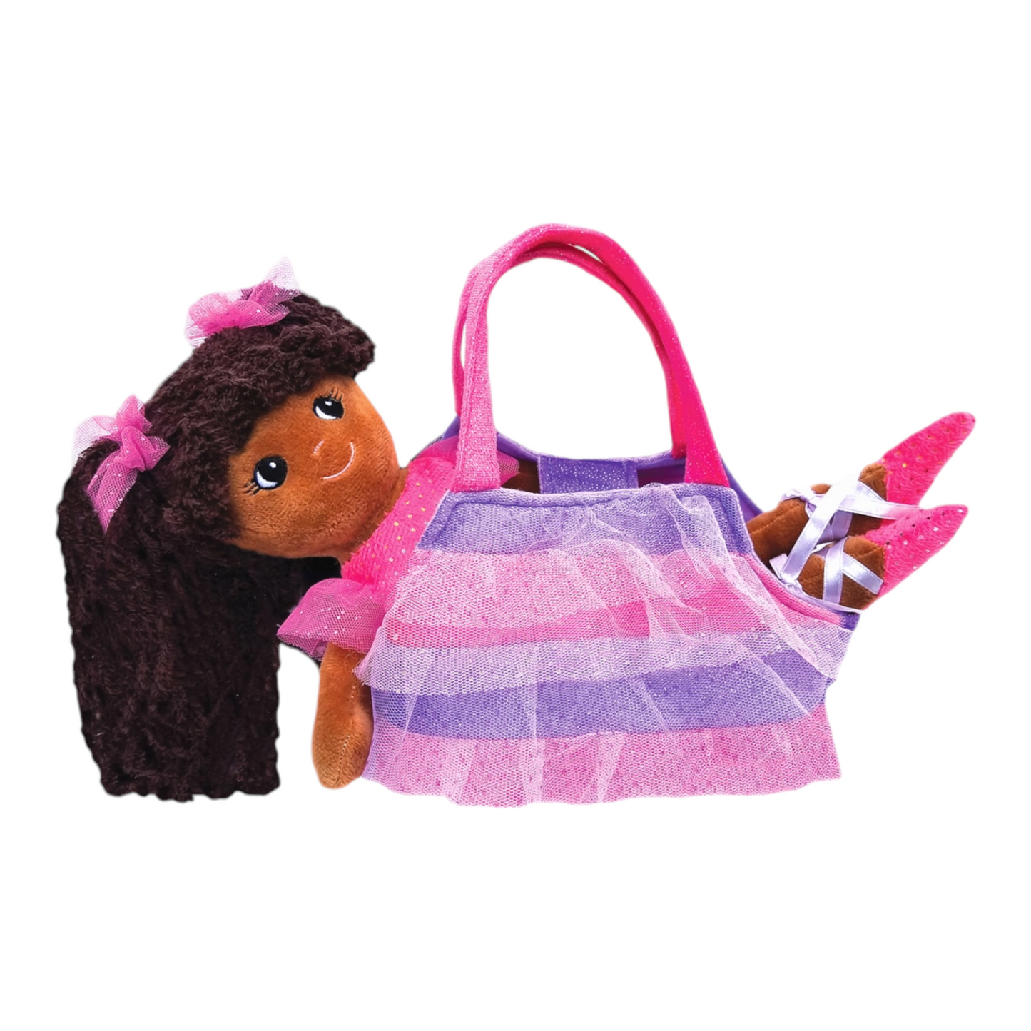 Girlz N Dollz Elana Sparkle Ballerina with Bag