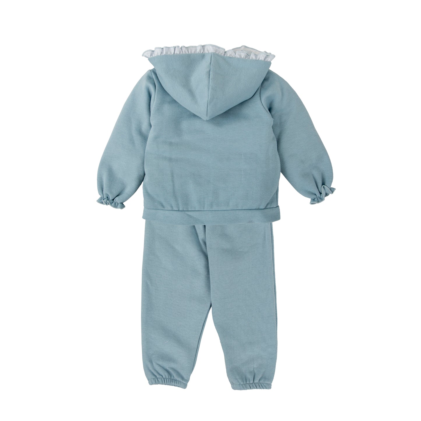 Babidu Ruffle Hooded Jogger Set