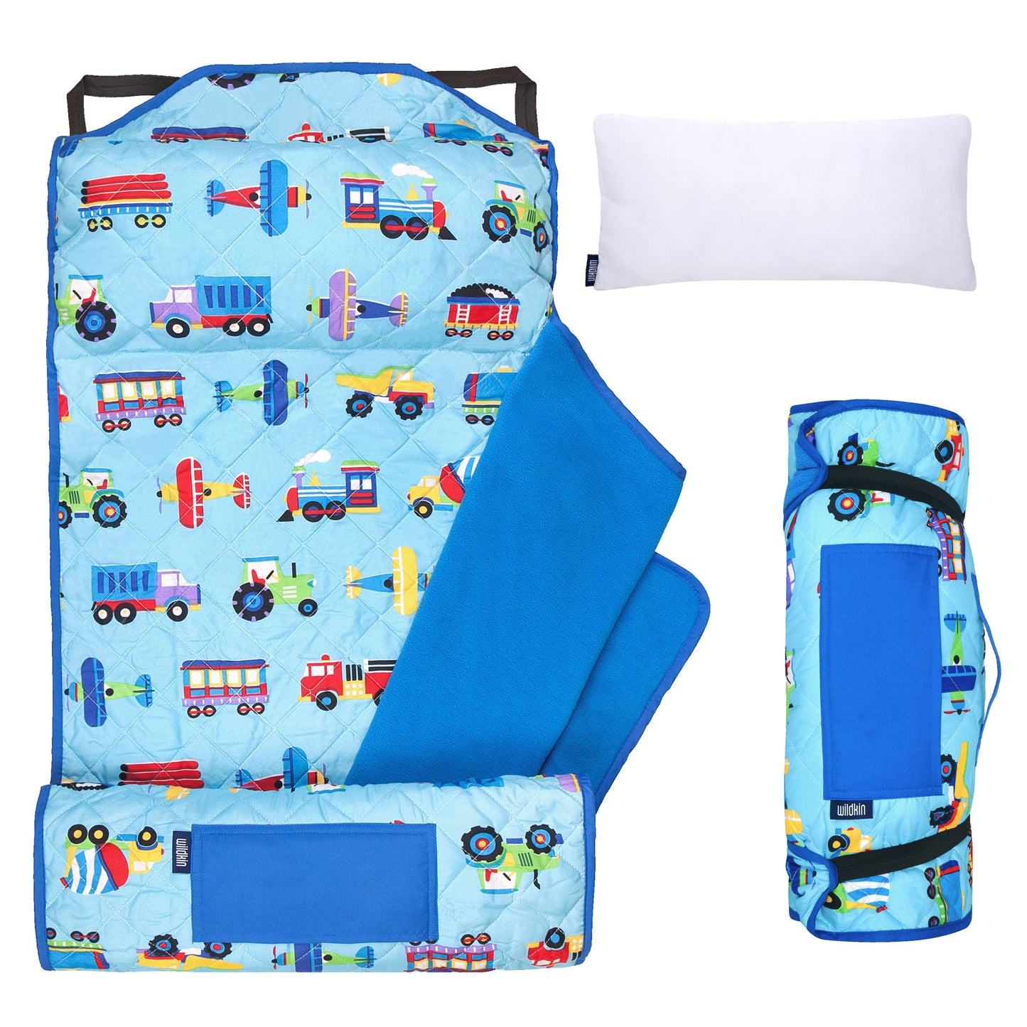Wildkin Trains, Planes & Trucks Quilted Nap Mat