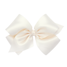 Load image into Gallery viewer, Wee Ones King French Satin Hair Bow (Knot Wrap)- Pinch Clip