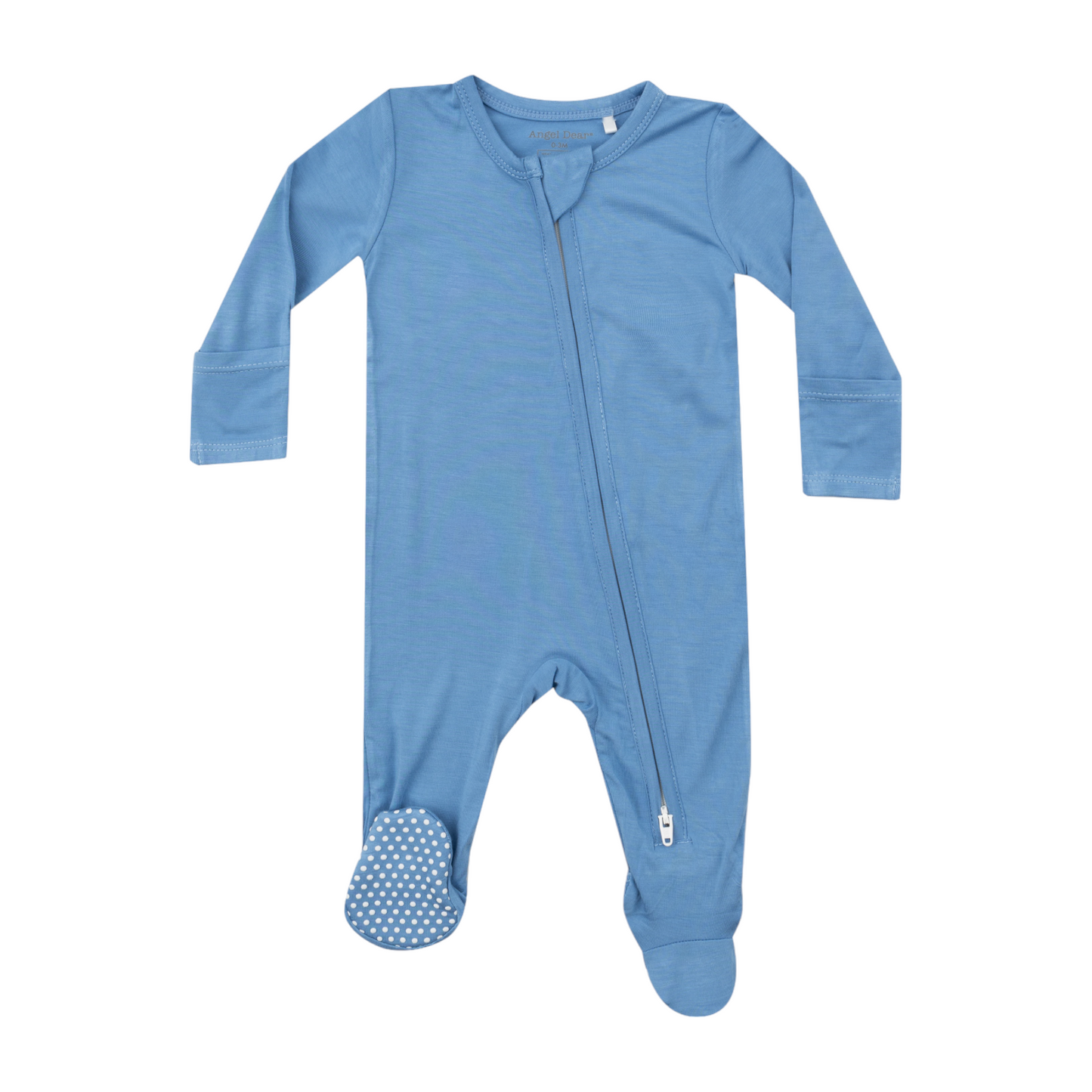 Angel Dear Solid 2 Way Zipper Footie