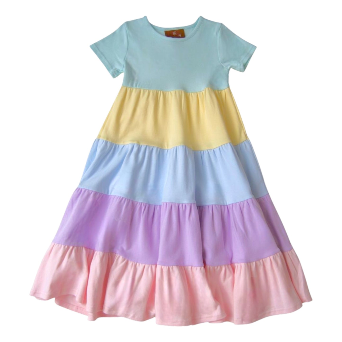 Millie Jay Maxi Multicolor Tiered Dress