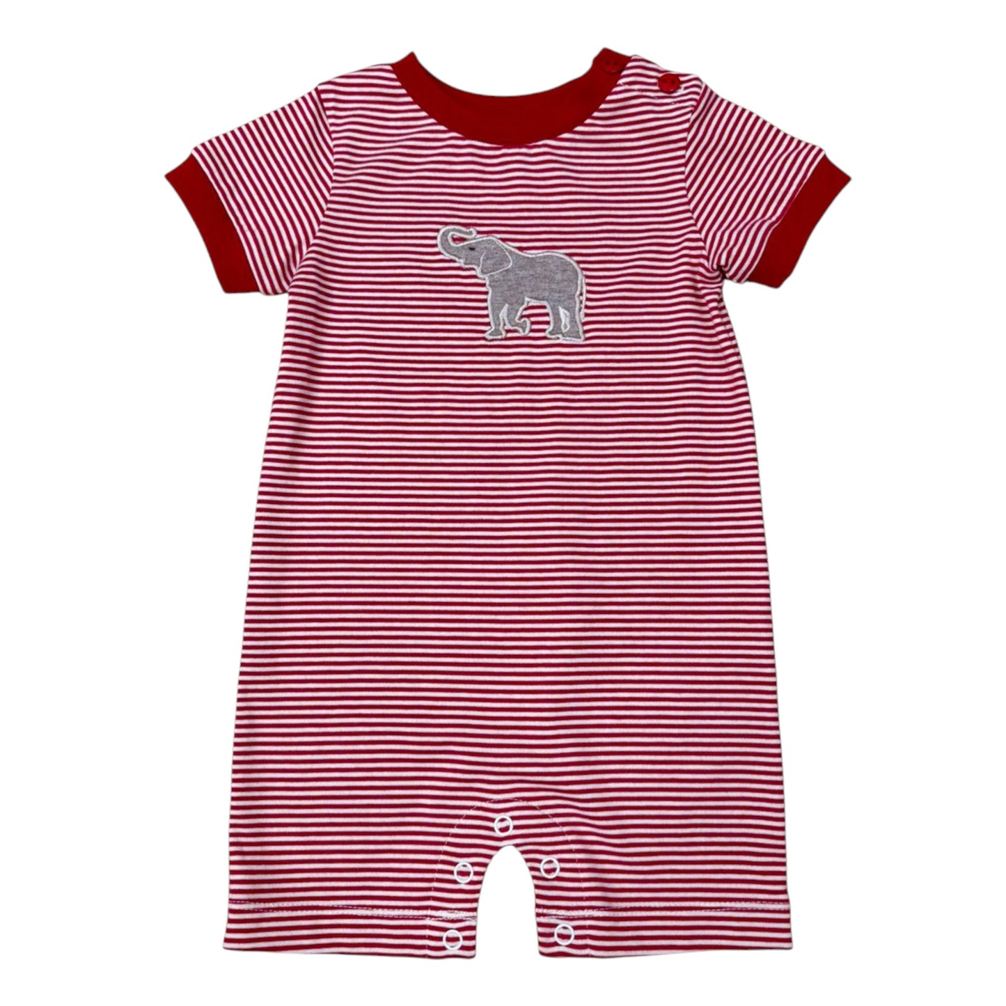 Ishtex Stripe Elephant Romper