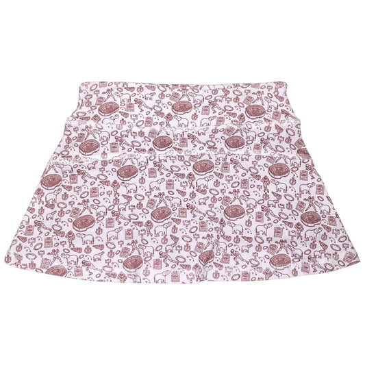 Ishtex Elephant Print Active Skort