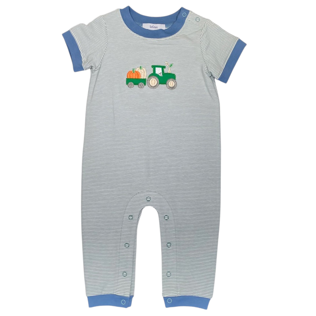 Ishtex Tractor With Pumpkin Romper