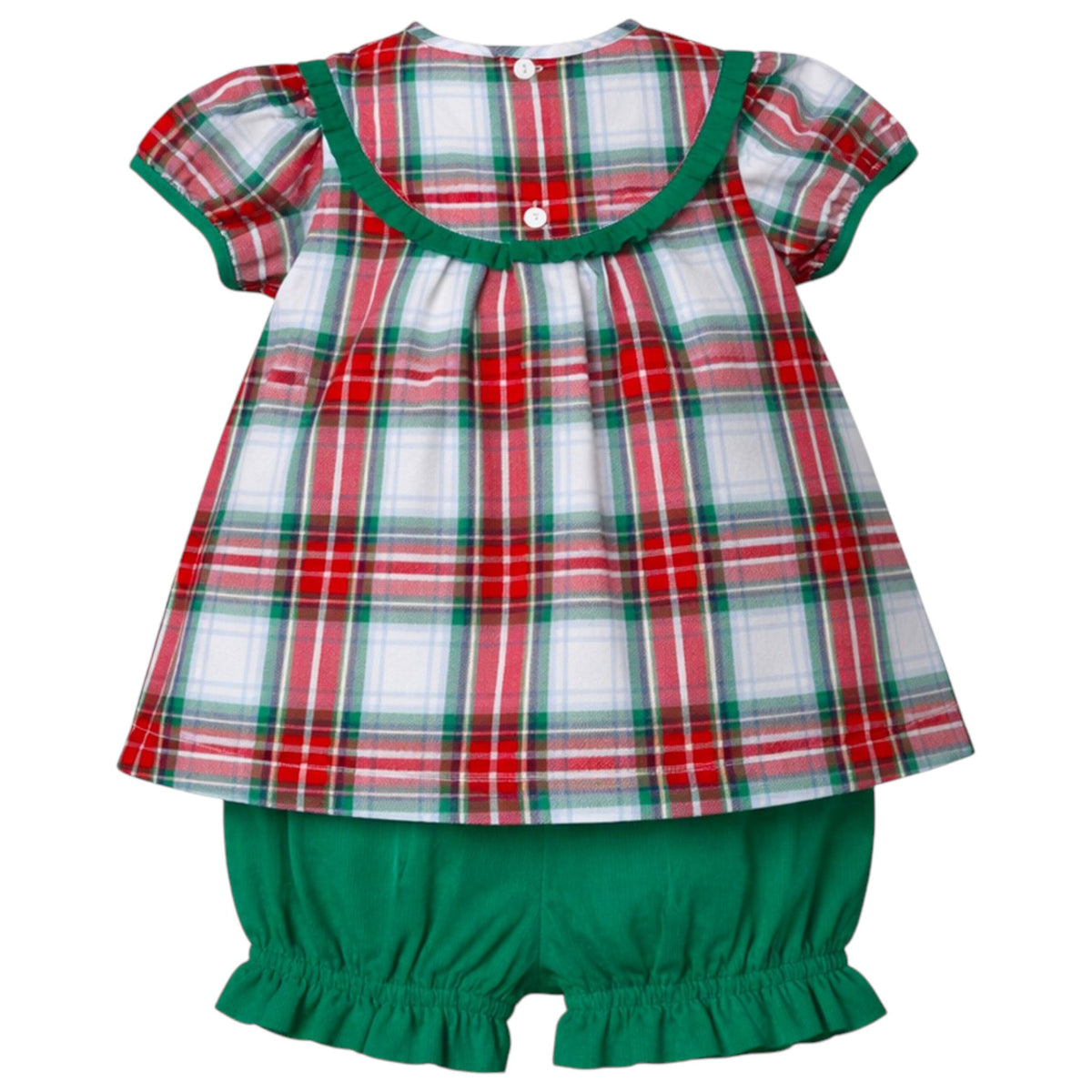 Ishtex Plaid Bloomer Set