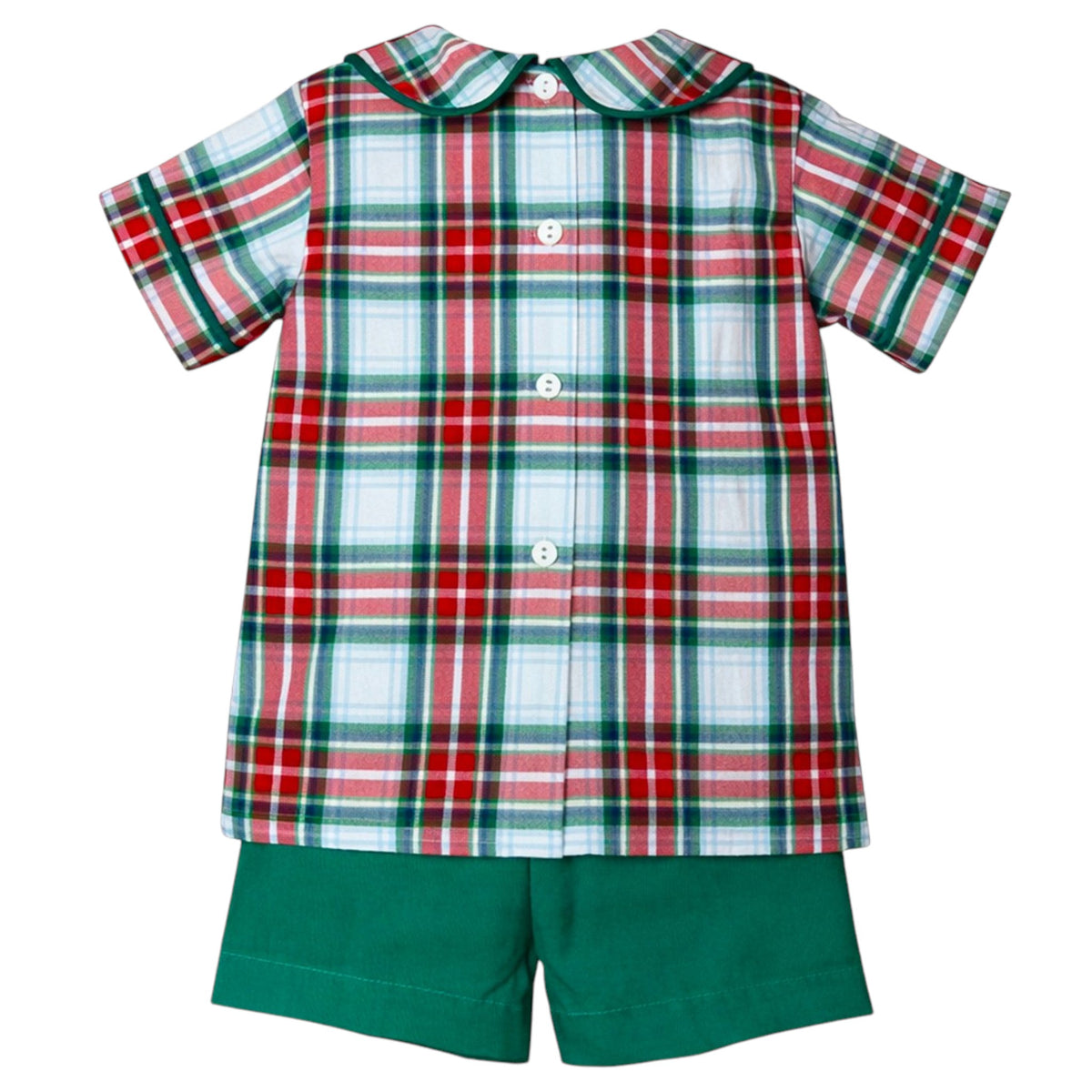Ishtex Plaid Short Set