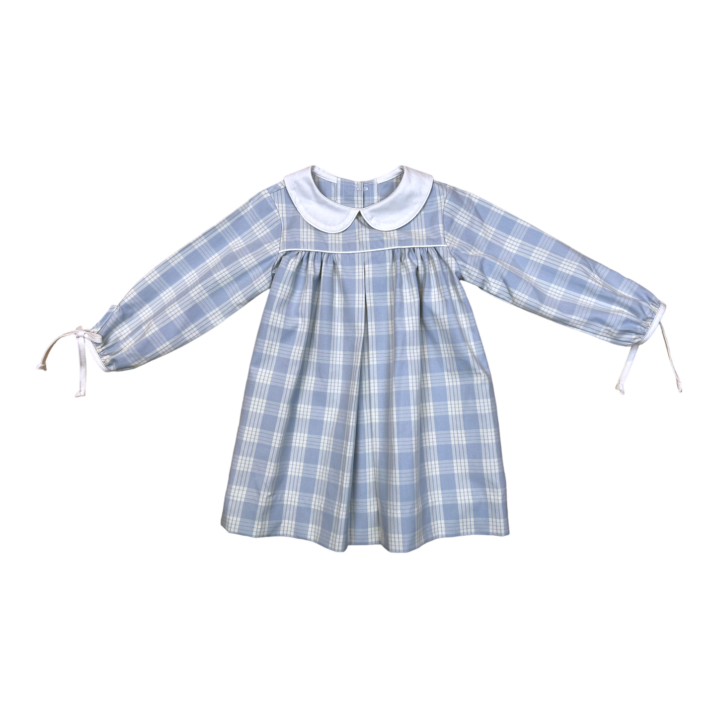 Anvy Fiona Plaid Dress With Ties