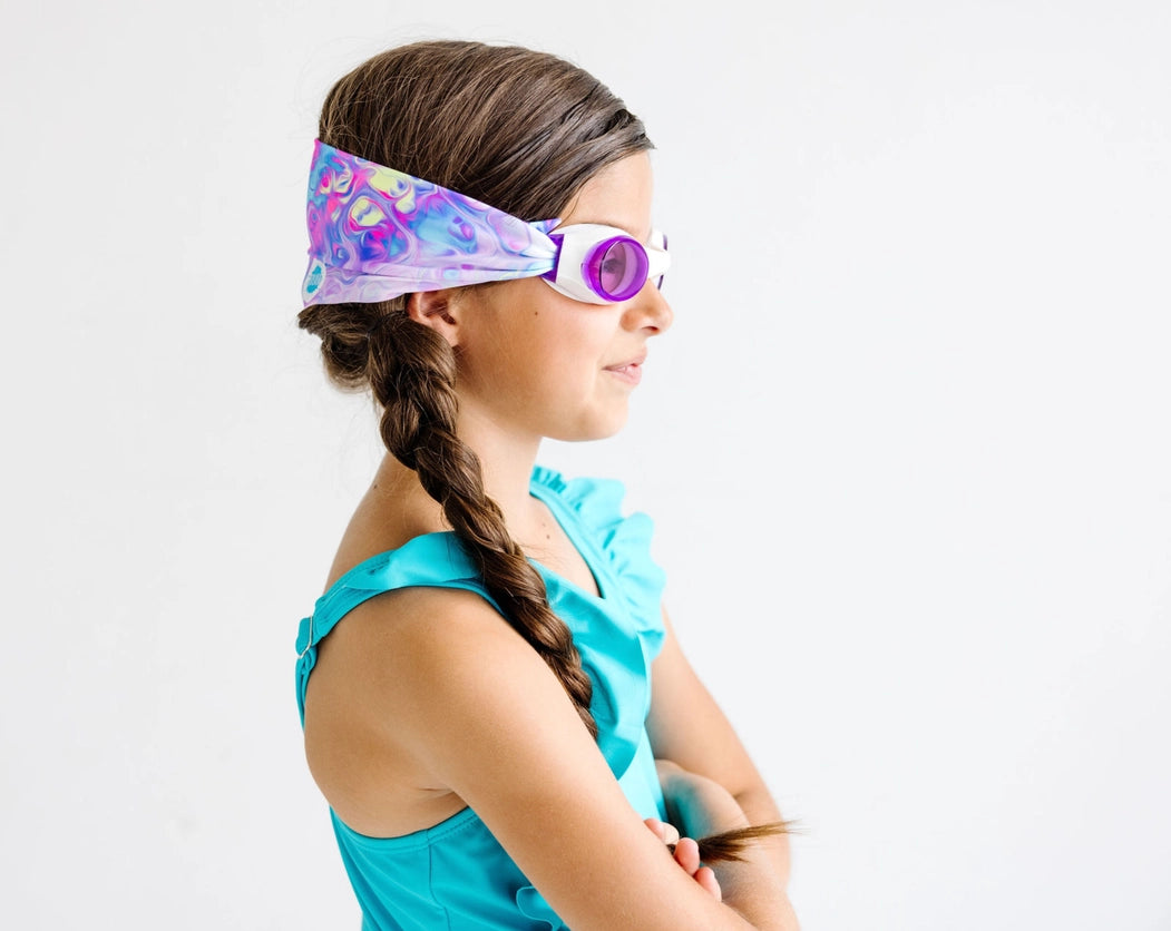 Splash Swim Goggles Pastel Swirl Goggle