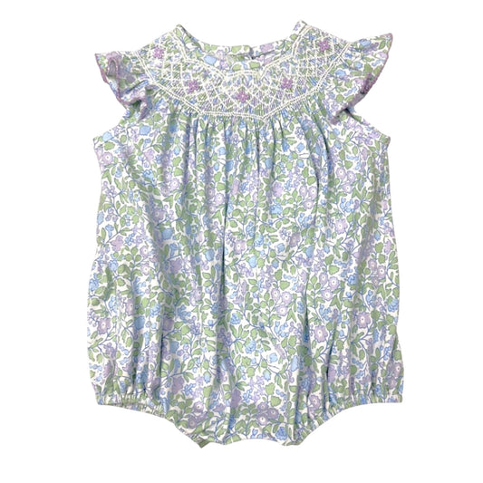Three Sisters Floral Smocked Geo Bubble