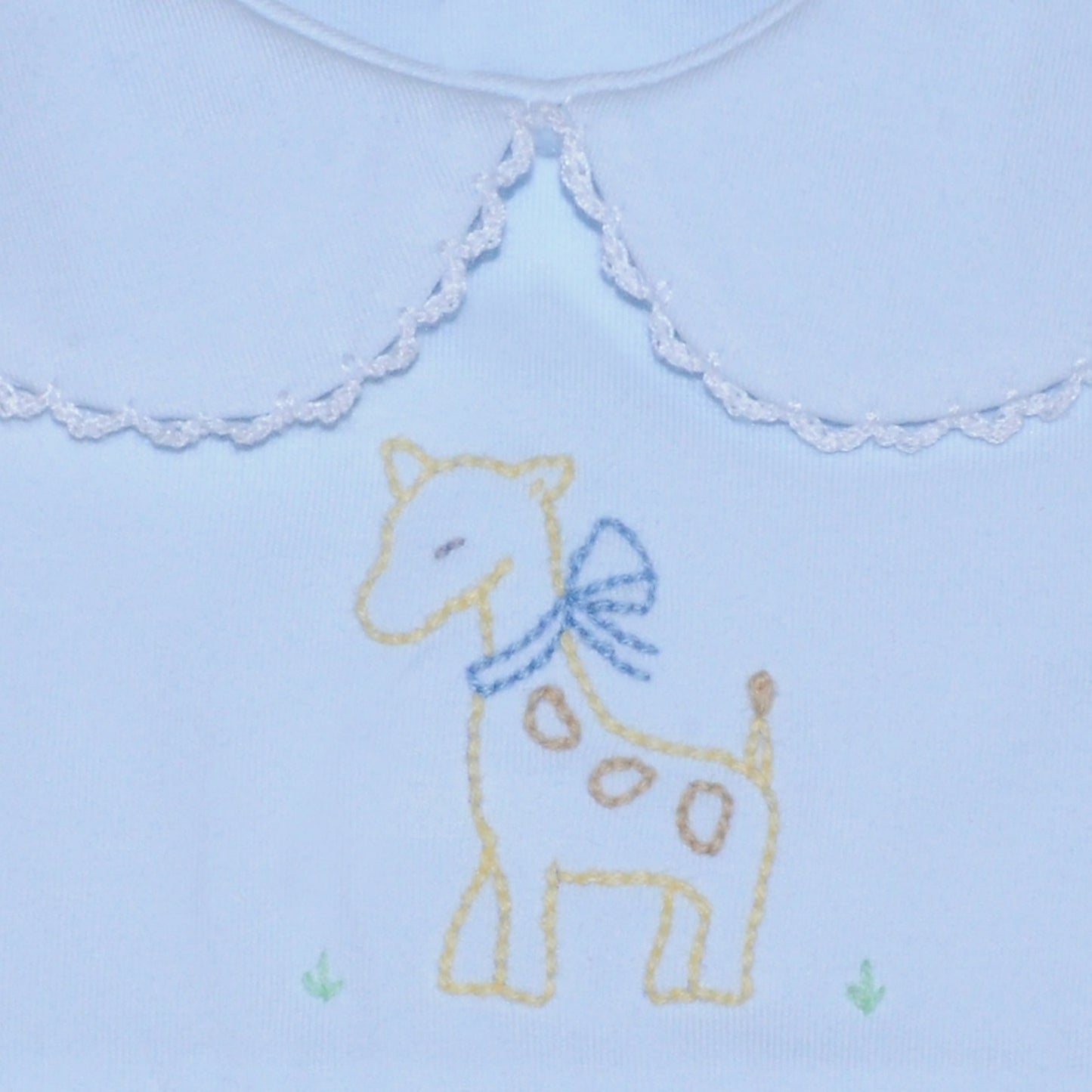 Baby Sen Brady Embroidered Giraffe Bubble