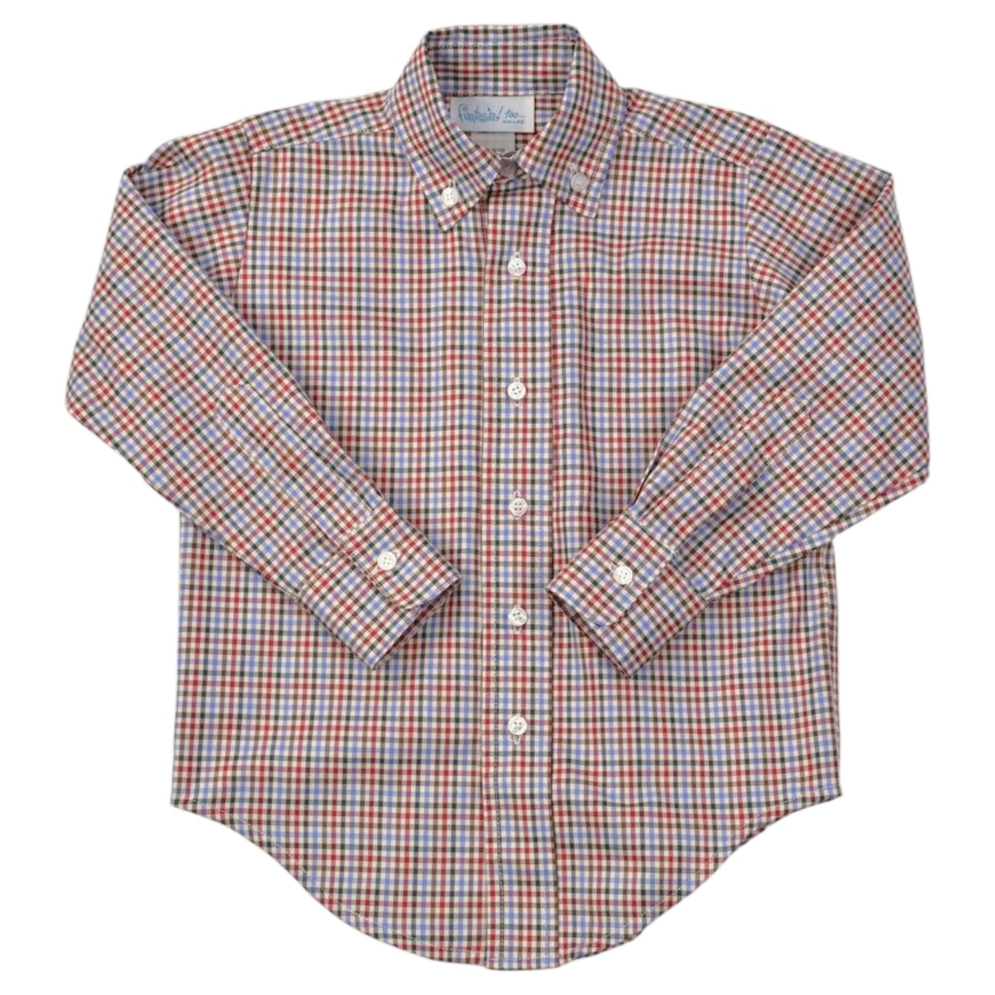Funtasia Too Autumn Plaid Button Down Shirt