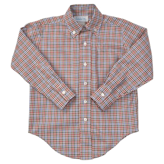 Funtasia Too Autumn Plaid Button Down Shirt