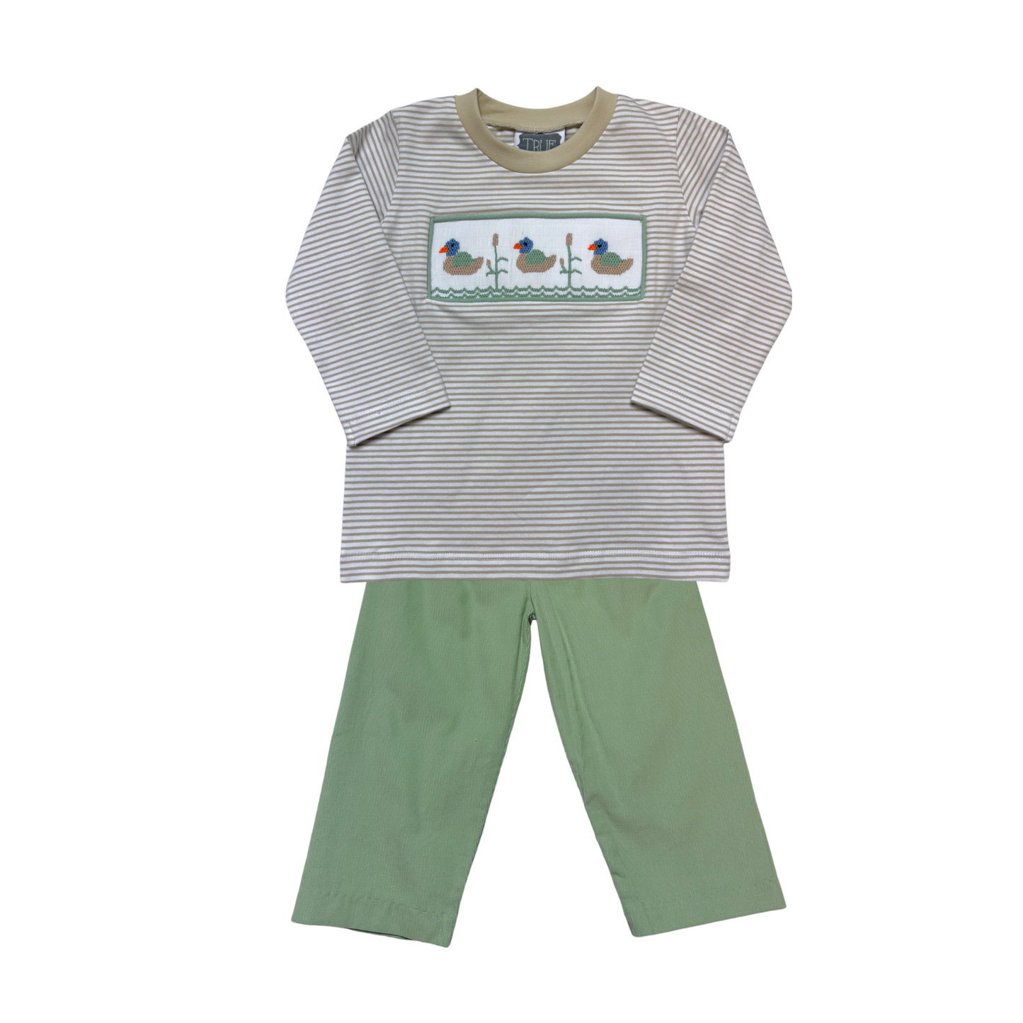 True Smocked Duck Pant Set