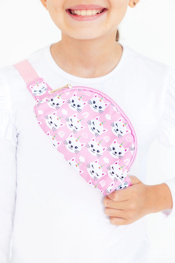 Mila Rose Unicorn Kitties Belt Bag