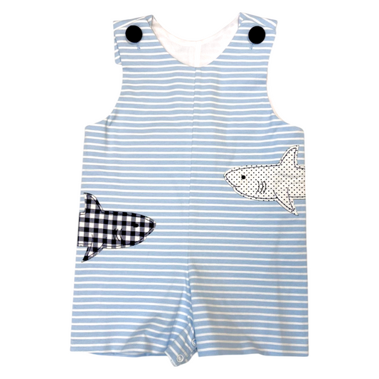 True Shark Stripe Shortall