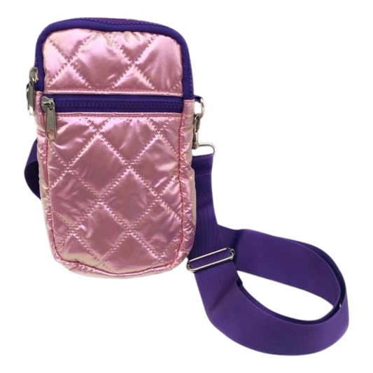 Mavi Bandz Shimmer Puffer Messenger Phone Bag