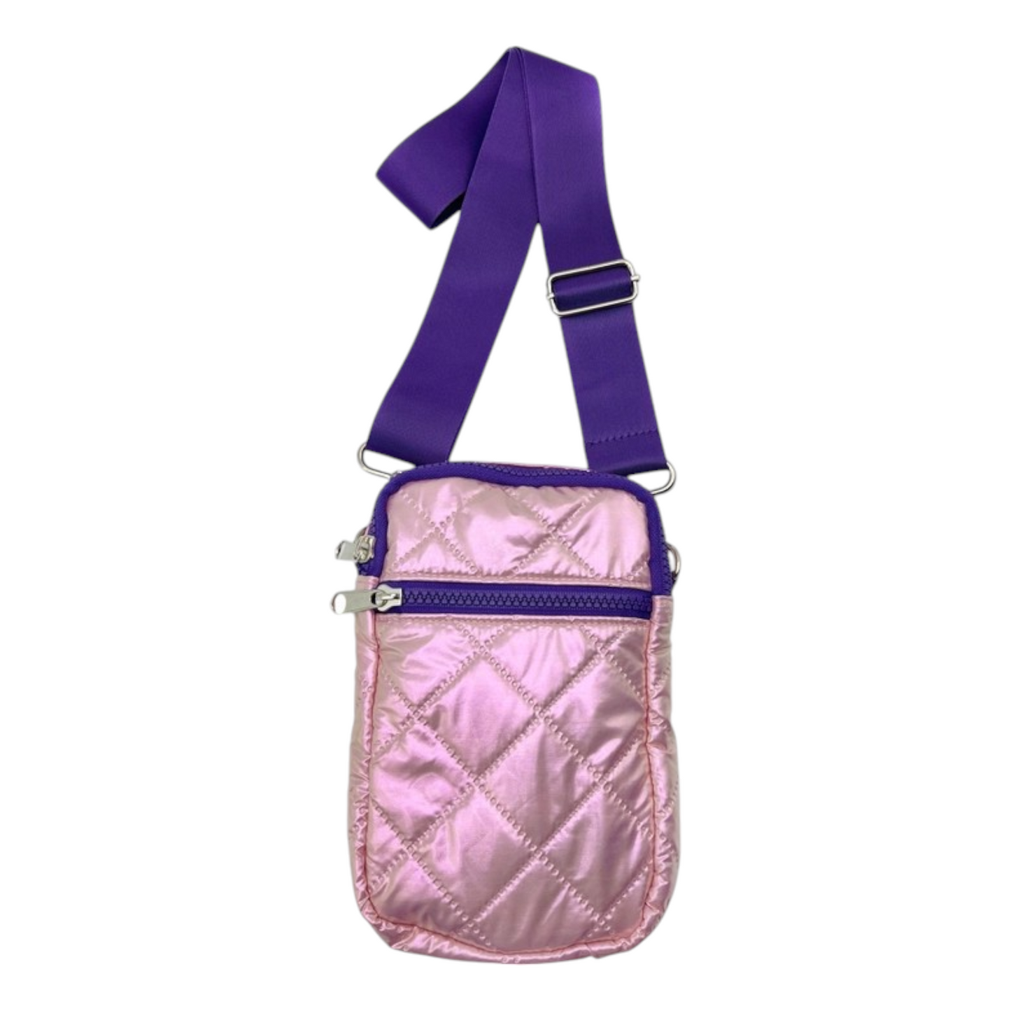 Mavi Bandz Shimmer Puffer Messenger Phone Bag