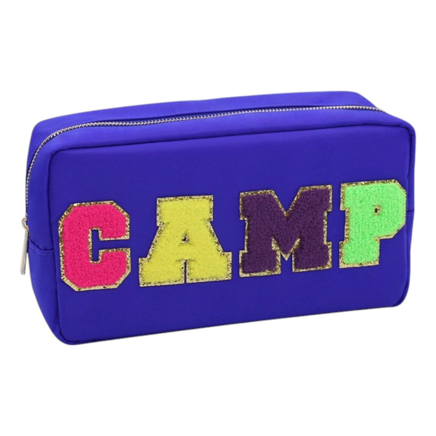 Mavi Bandz Varsity Collection Nylon Camp Chenille Cosmetic Bag