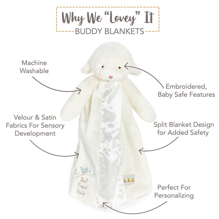 Bunnies By The Bay Kiddo Lamb Buddy Blanket