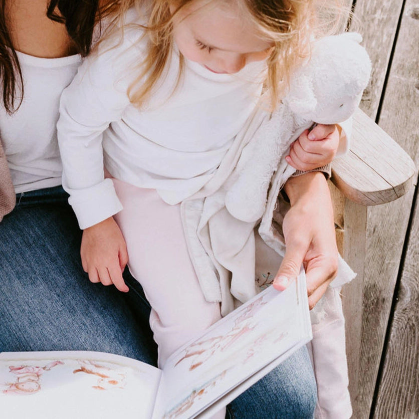 Bunnies By The Bay Kiddo Lamb Buddy Blanket