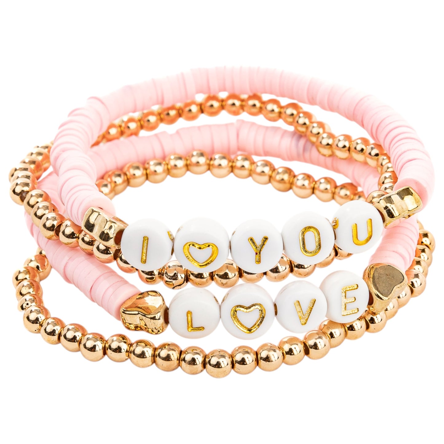 Great Pretenders Pink Love Bracelets