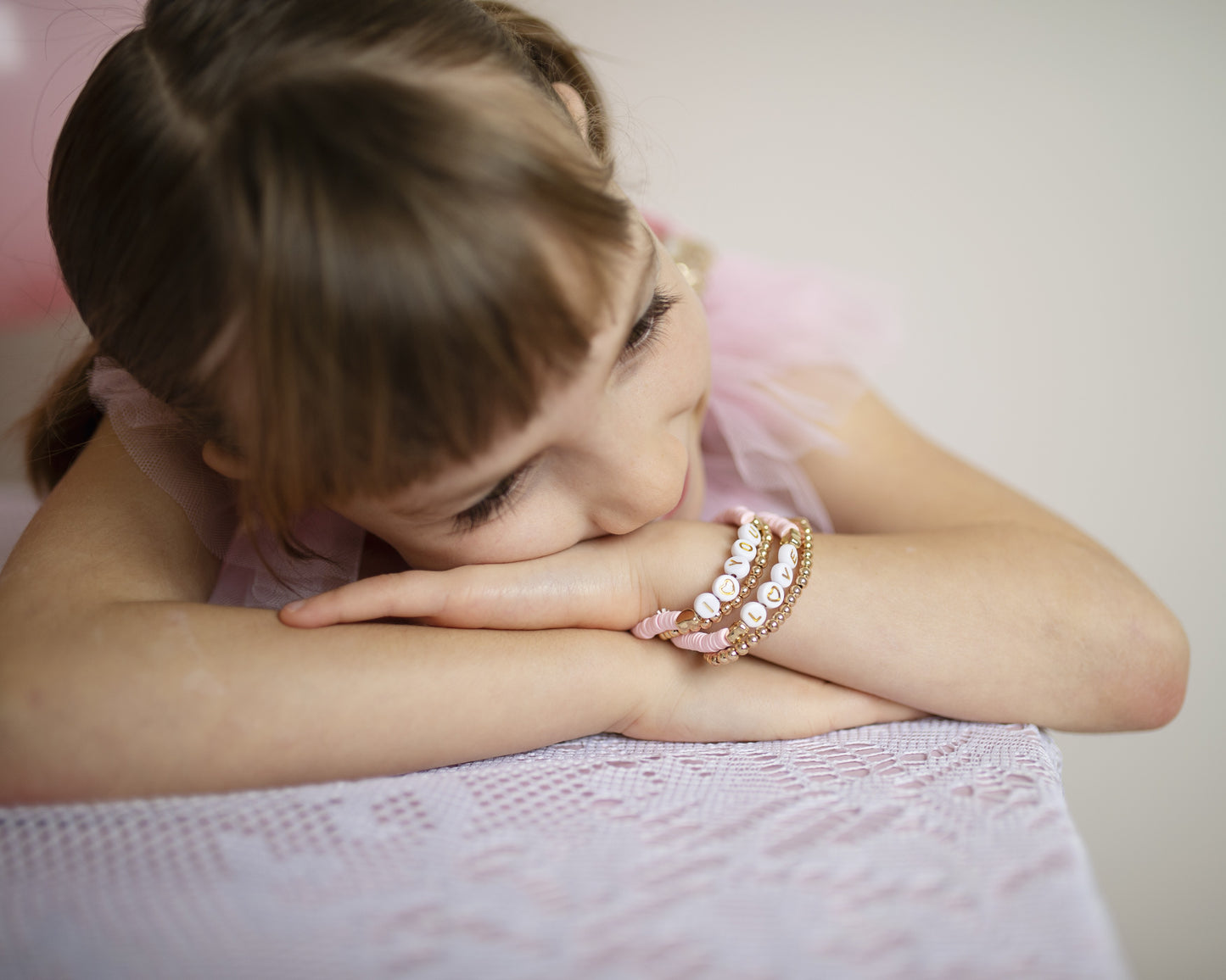 Great Pretenders Pink Love Bracelets