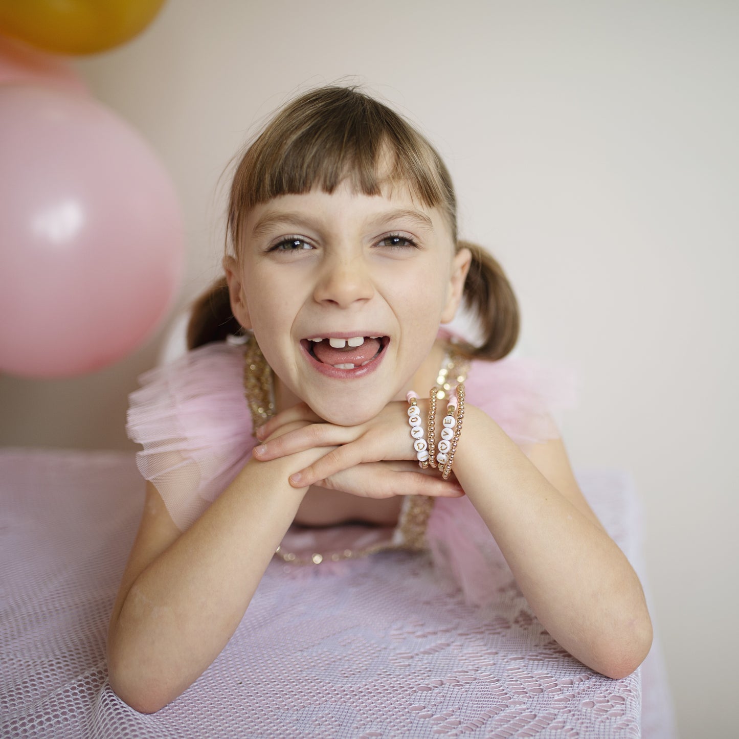 Great Pretenders Pink Love Bracelets
