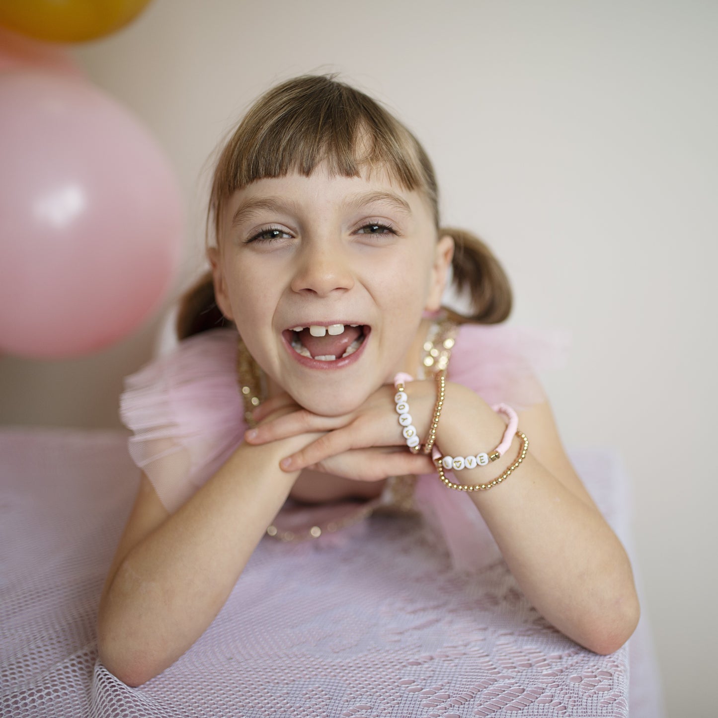 Great Pretenders Pink Love Bracelets