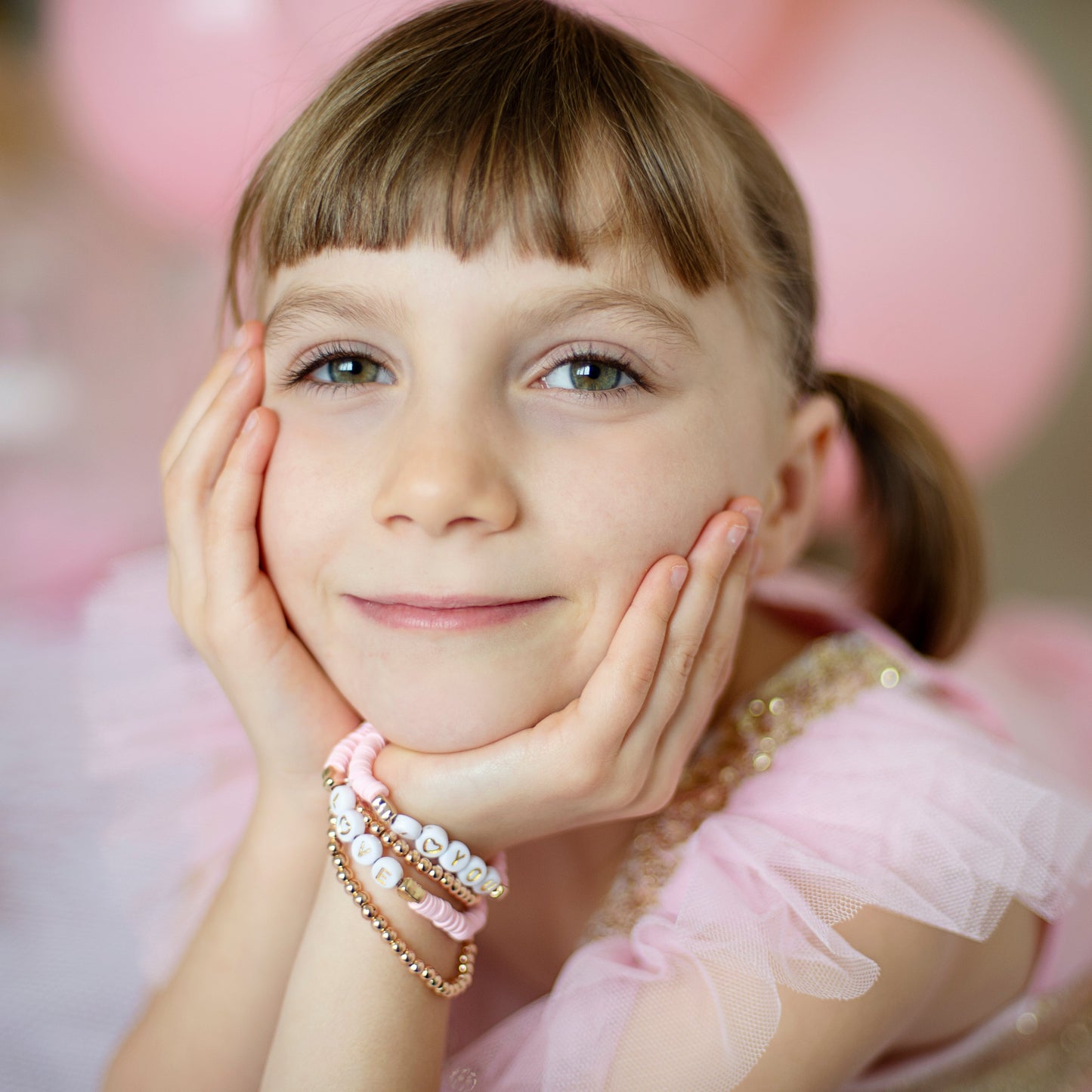 Great Pretenders Pink Love Bracelets