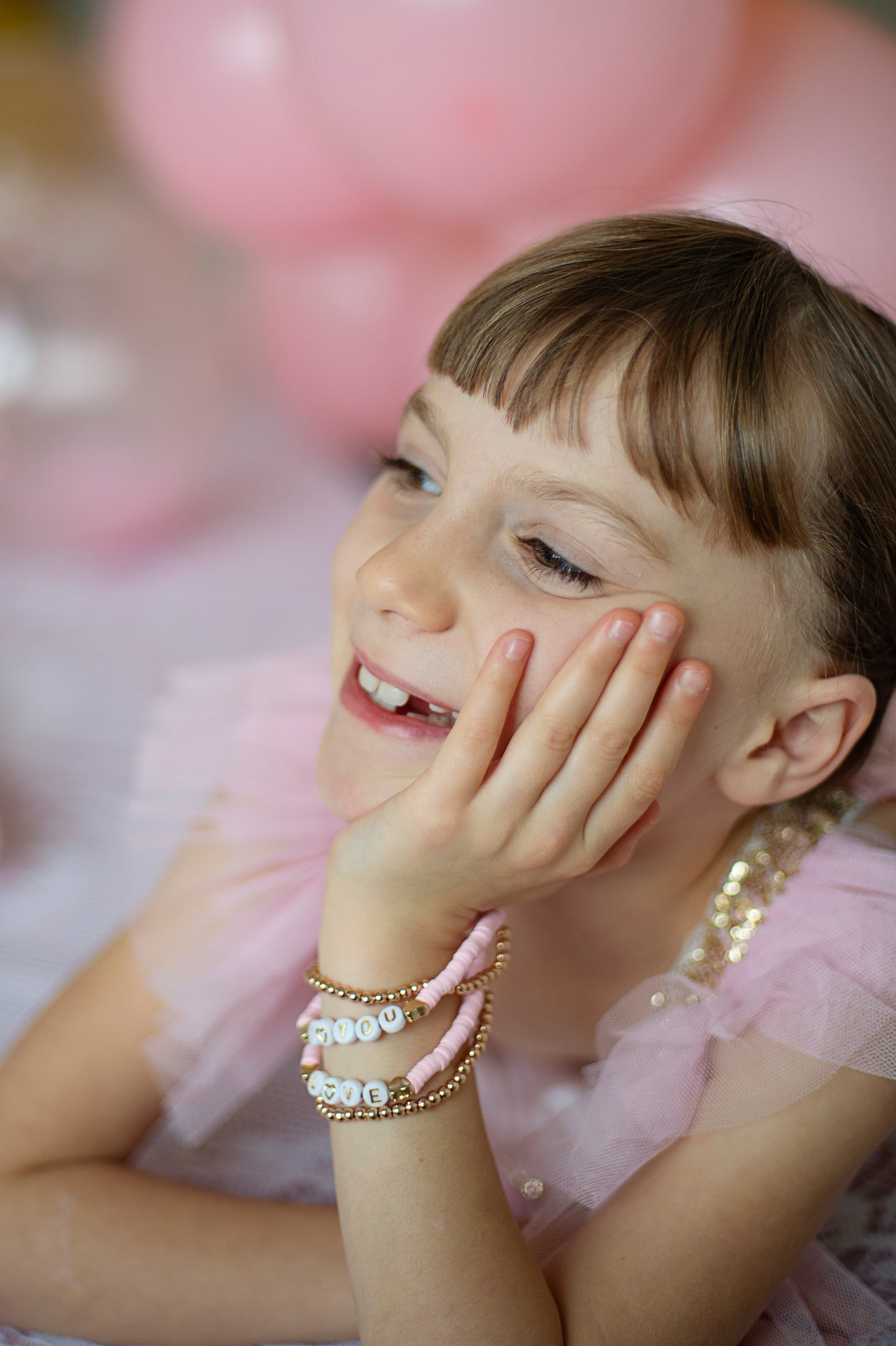Great Pretenders Pink Love Bracelets