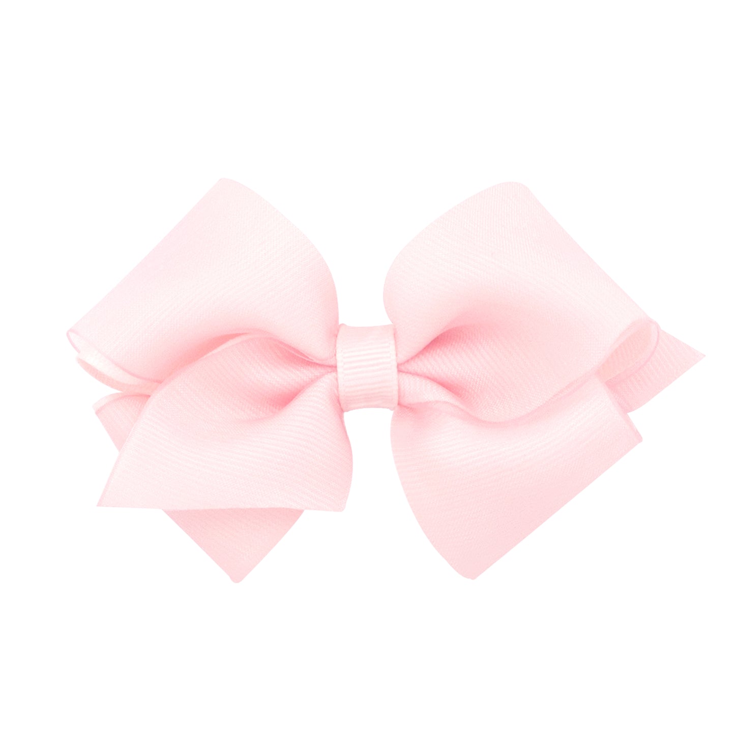 Wee Ones Extra Small Organza and Grosgrain Overlay Hair Bow