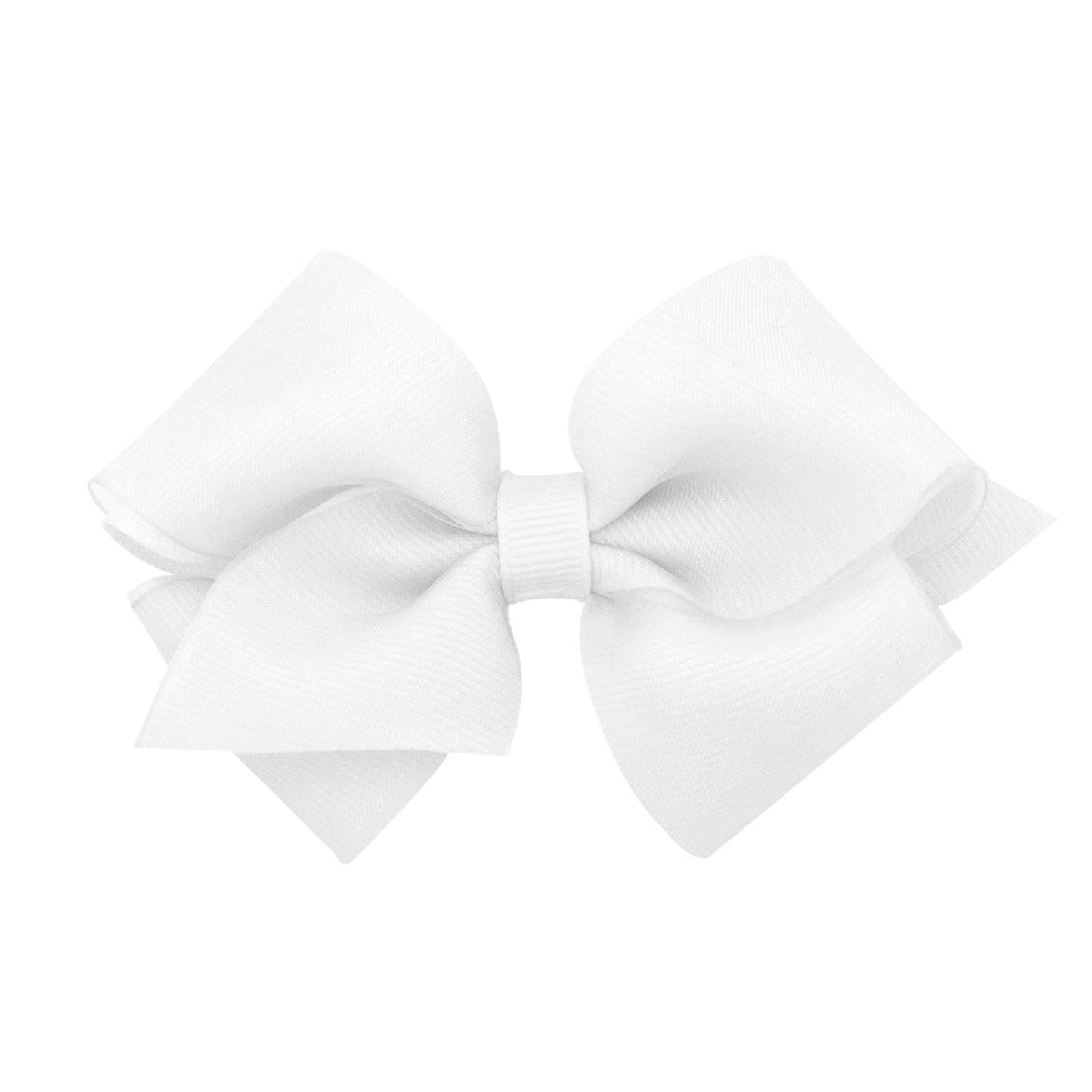 Wee Ones Extra Small Organza and Grosgrain Overlay Hair Bow